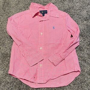 Ralph Lauren Kids Red Gingham Shirt